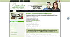 Desktop Screenshot of chiropracticmarietta.com